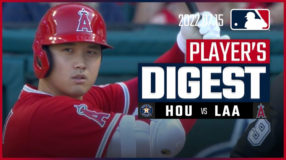 【MLB】7.15 エンゼルス・大谷翔平 ダイジェスト vs.アストロズ-２試合連続安打!!-