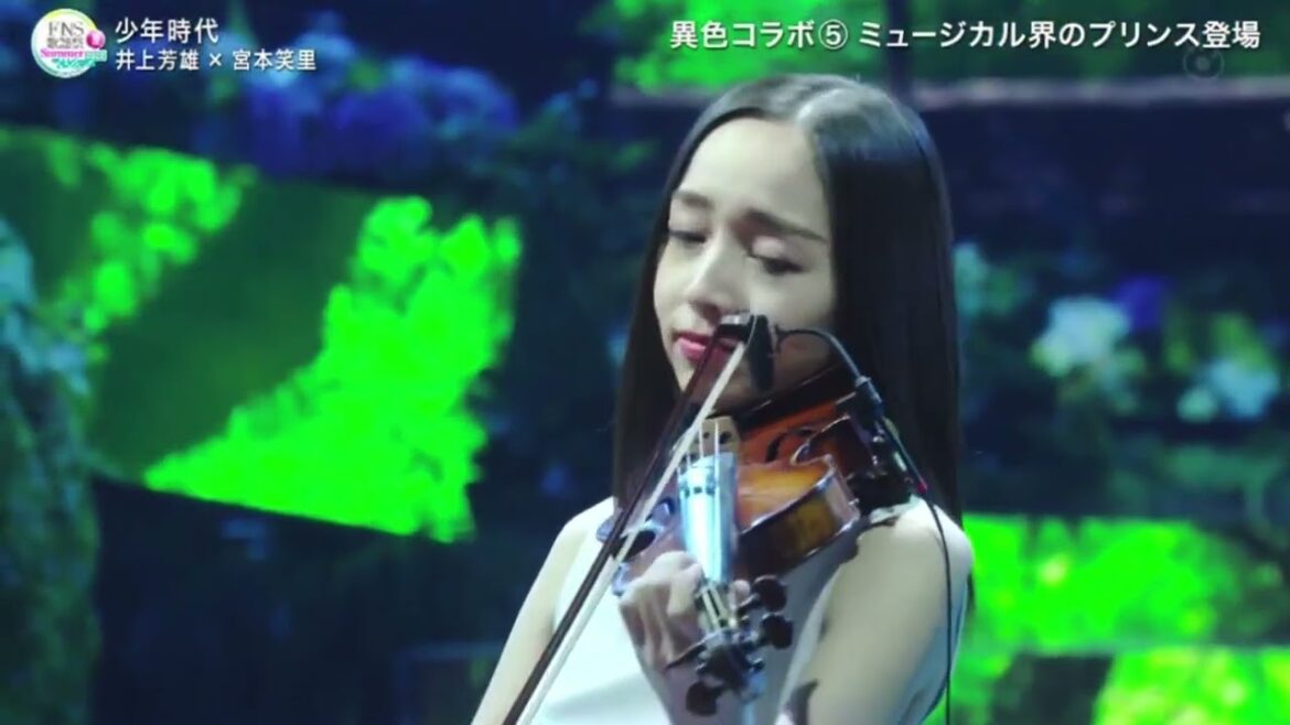 井上芳雄 × 宮本笑里 「少年時代」 2022FNS歌謡祭 夏 2022.07.13