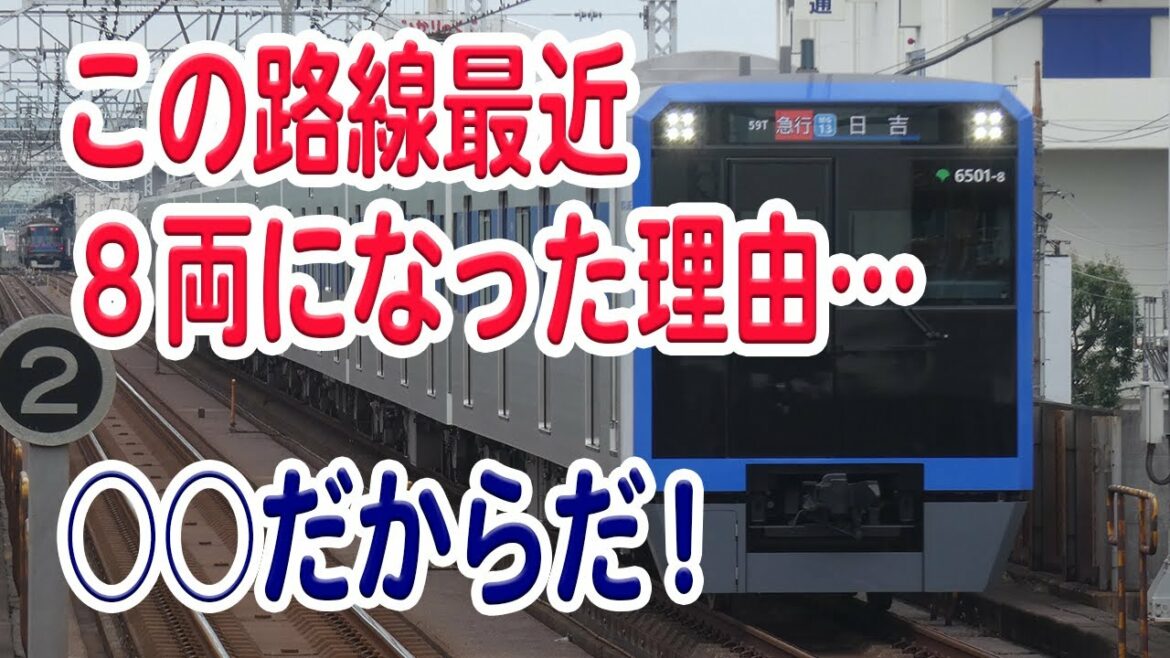 今年から都営三田線で、8両編成の電車が走り始めました。なぜ？理由などを解説・考察【都営三田線/都営地下鉄】
