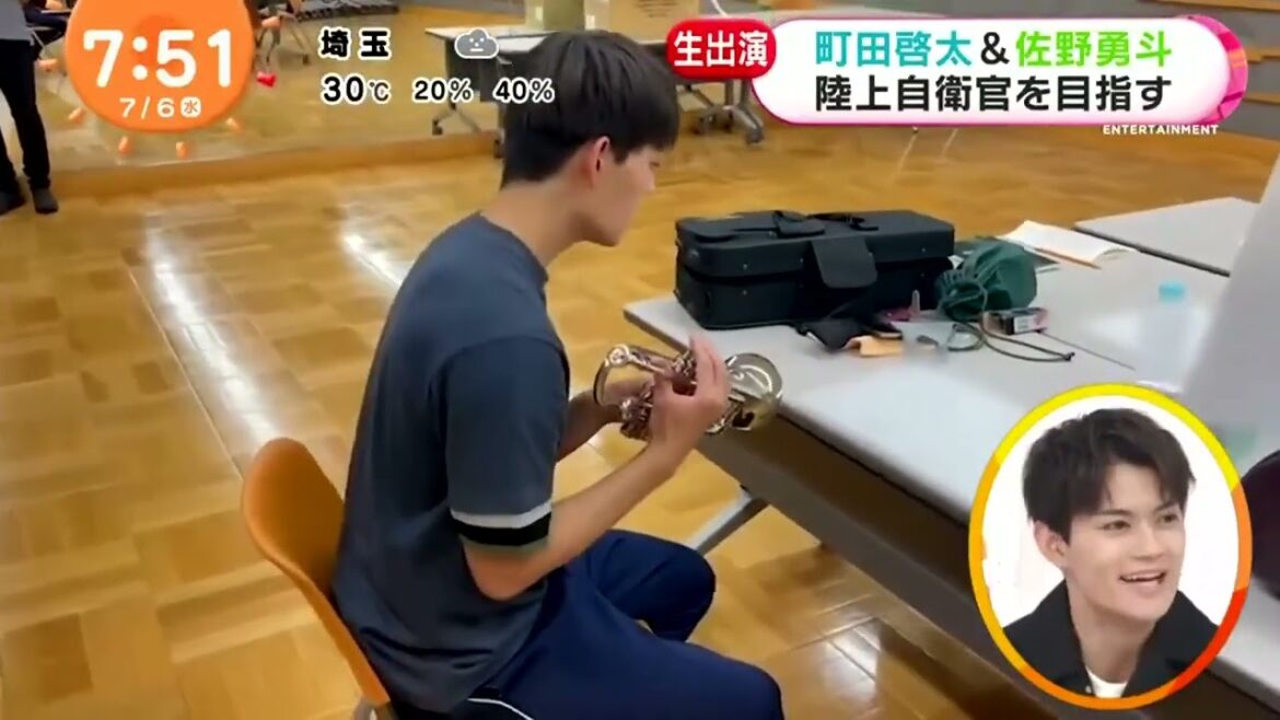 町田啓太&佐野勇斗陸上自衛官を目指す 『めざましテレビ』 2022年7月6日