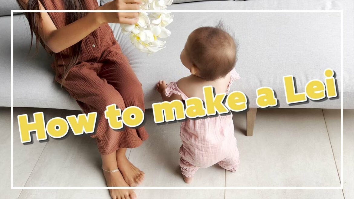 How to make a Lei.  -レイの作り方