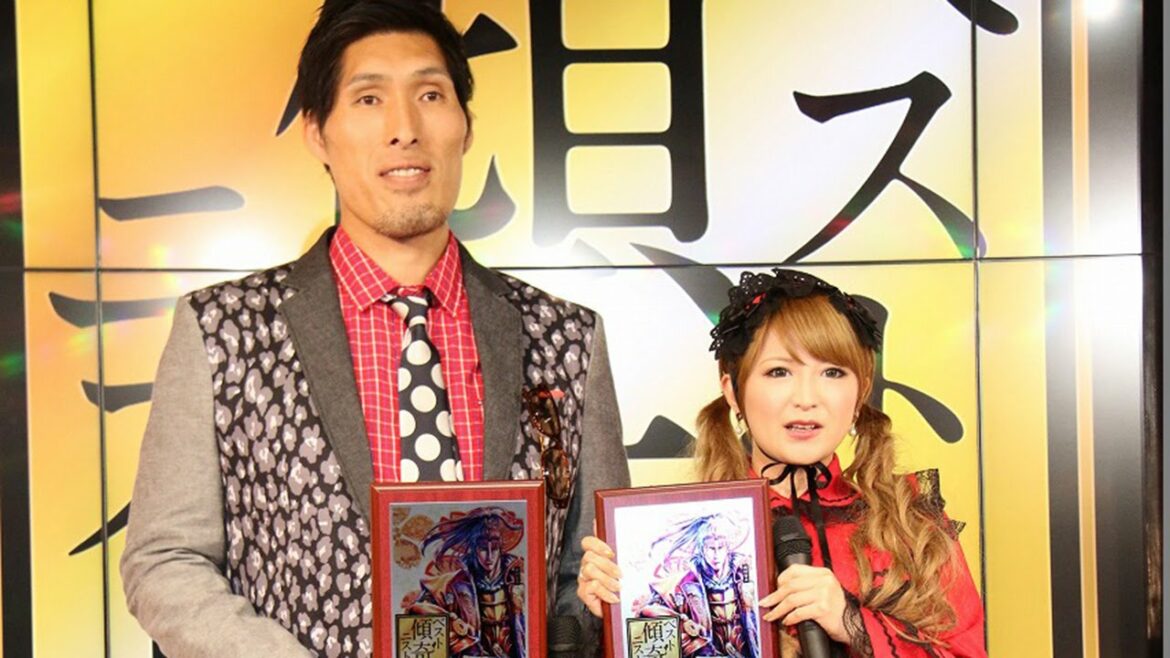 矢口真里、高身長・篠原信一とのツーショットに「懐かしい感じ」今年の“傾奇者”に選出！「ベスト傾奇（かぶき）ニスト 2015」授賞式1　#Mari Yaguchi　#Shinichi Shinohara