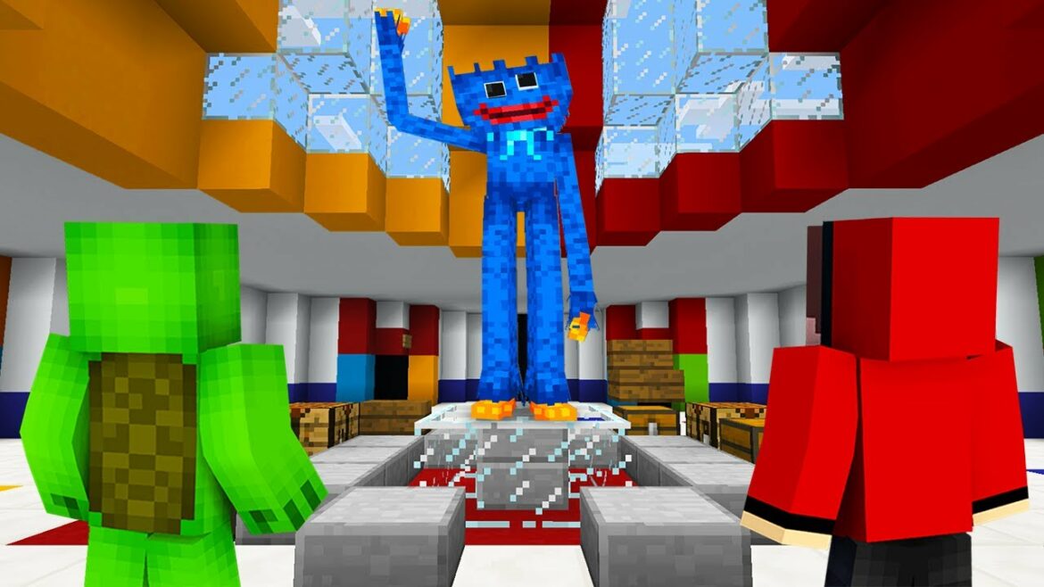 青い化け物に閉じ込められた！【マイクラ脱獄】
