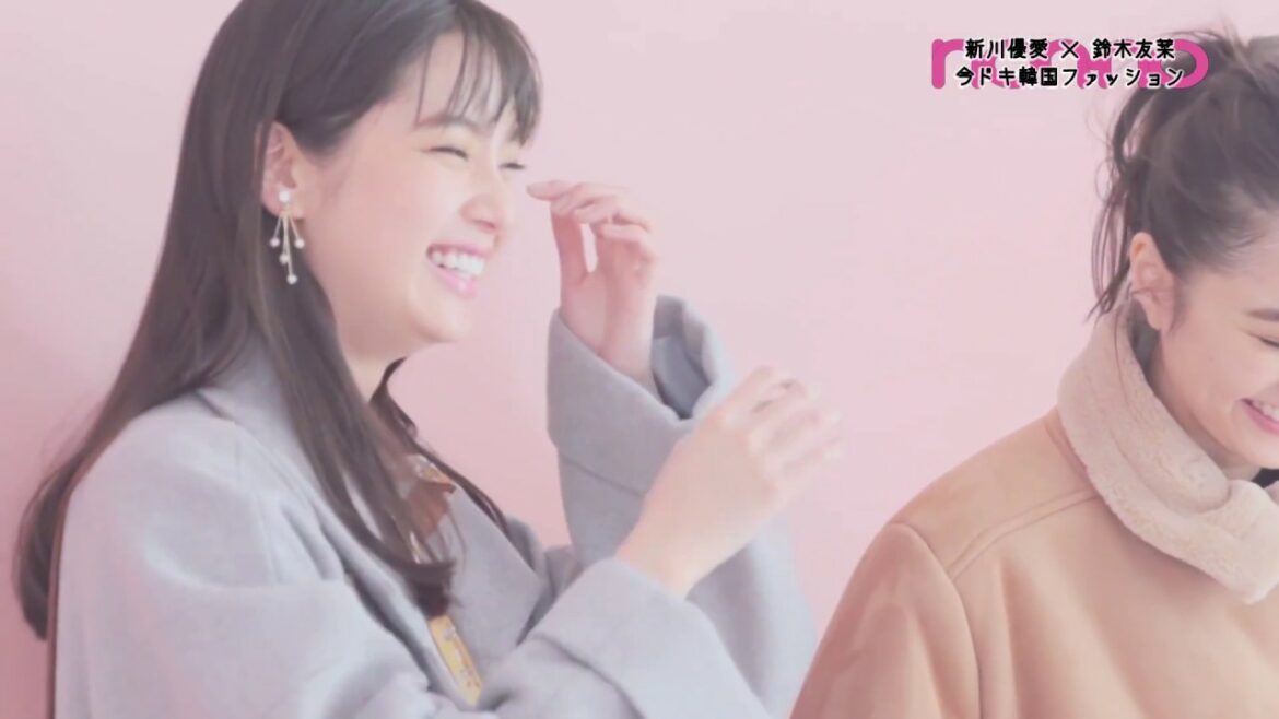 ノンノ２月号　新川優愛・鈴木友菜“韓国ファッション”撮影風景