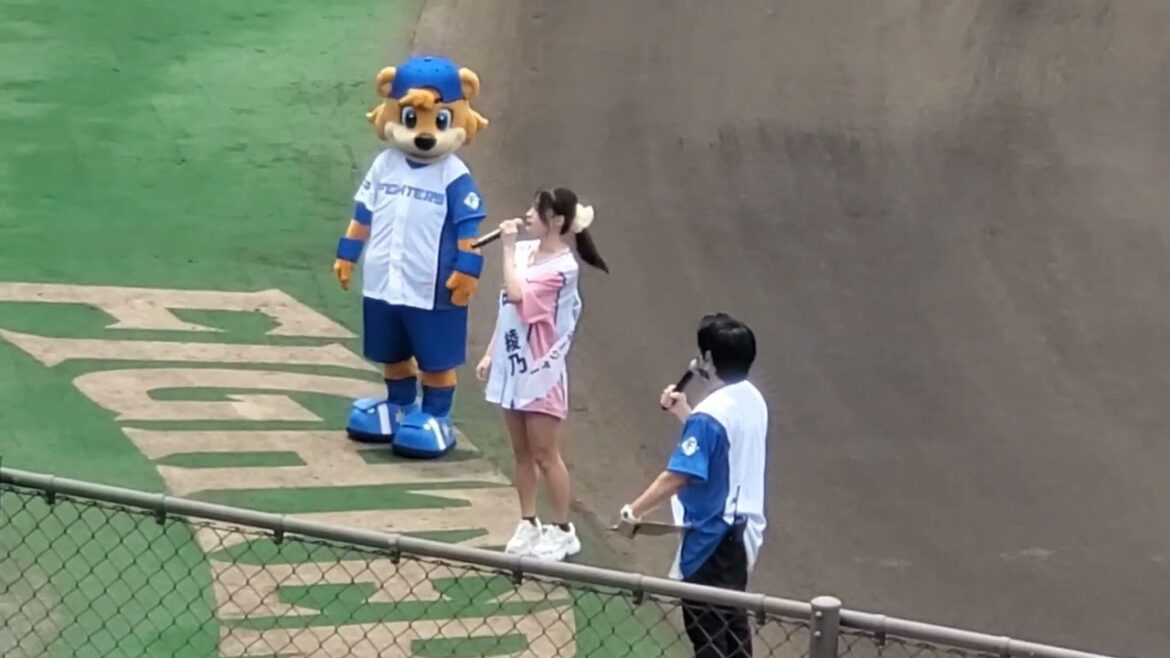 20220703　澄田綾乃さん来場！　北海道日本ﾊﾑﾌｧｲﾀｰｽﾞ2軍主催試合@鎌ヶ谷ｽﾀｼﾞｱﾑ［ﾌｧｰﾑ交流戦］鎌ｽﾀ