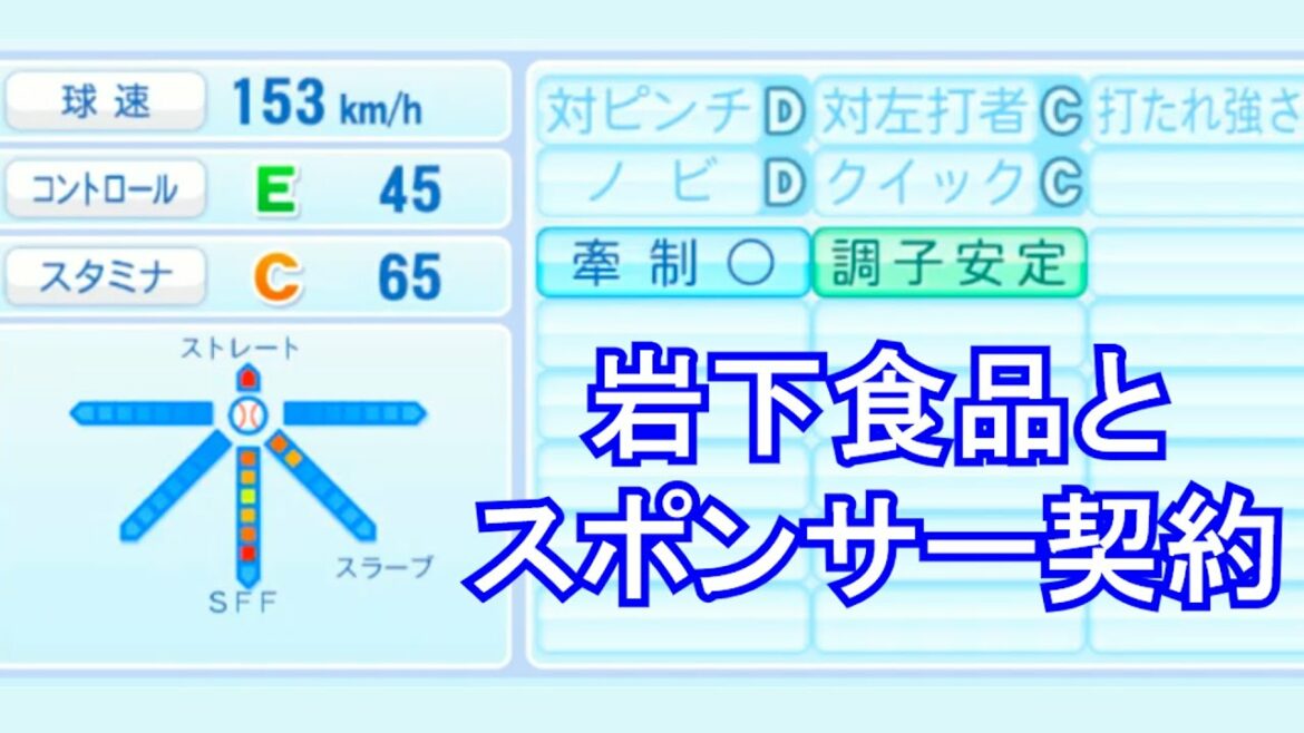 栗林、佐々木朗希と並ぶSFF変化量6【パワプロ2022】