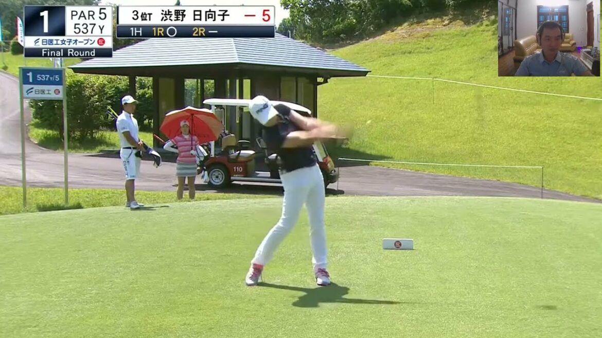 渋野日向子の精度 プロ転向8戦目V争い(プロテスト合格前)