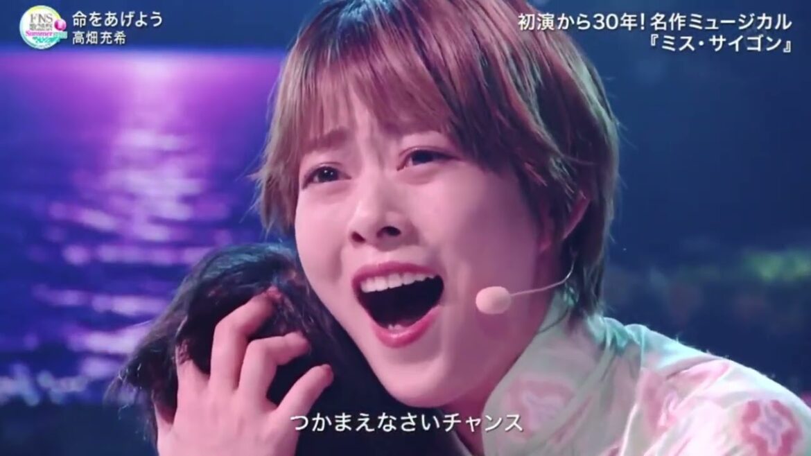 伊礼彼方× 海宝直人 × 上原理生 「火がついたサイゴン」「世界が終わる夜のように」 2022FNS歌謡祭 夏 2022.07.13