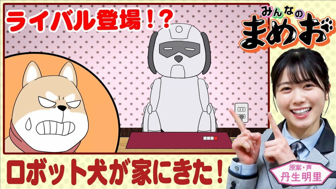 【ロボット犬、現る】声優・日向坂46丹生明里！まめおのライバル！？メカおが登場！【”みんなのまめお” 全話フル公開Part11】