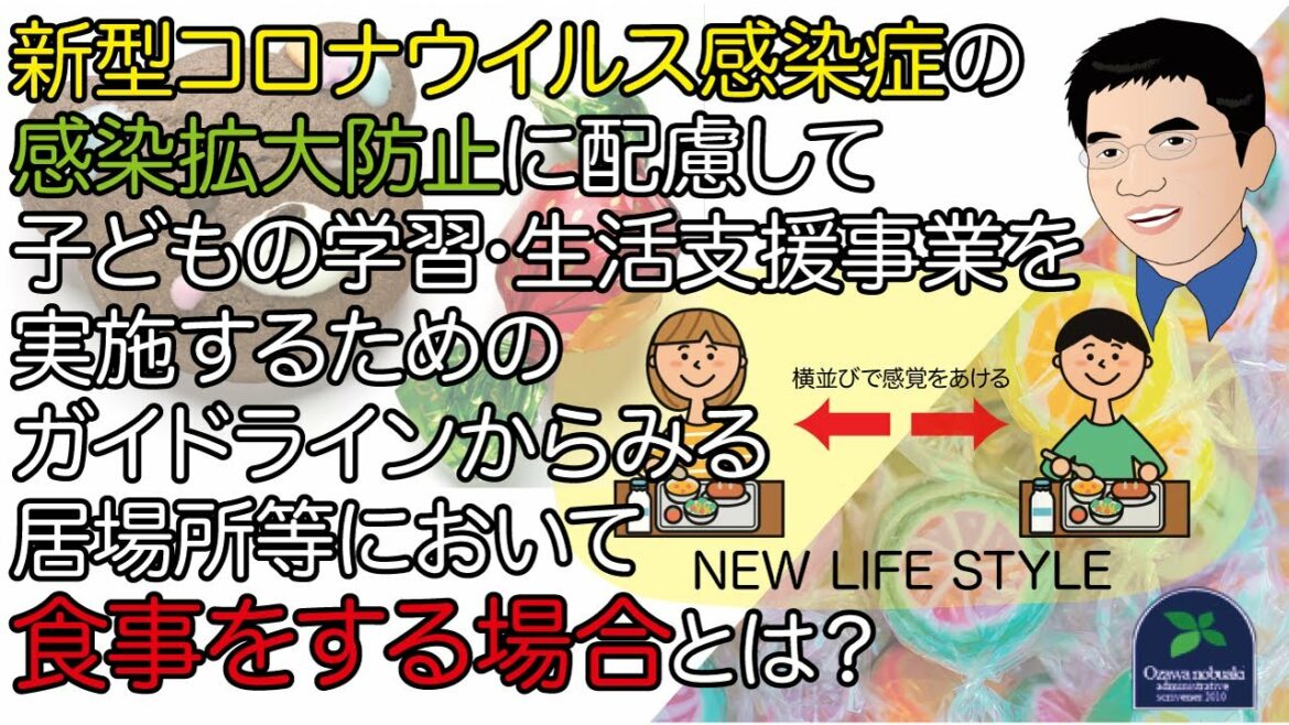 【新しい生活様式】新型コロナウイルス感染症の感染拡大防止に配慮して子どもの学習・生活支援事業を実施するためのガイドラインからみる居場所等において食事をする場合とは？