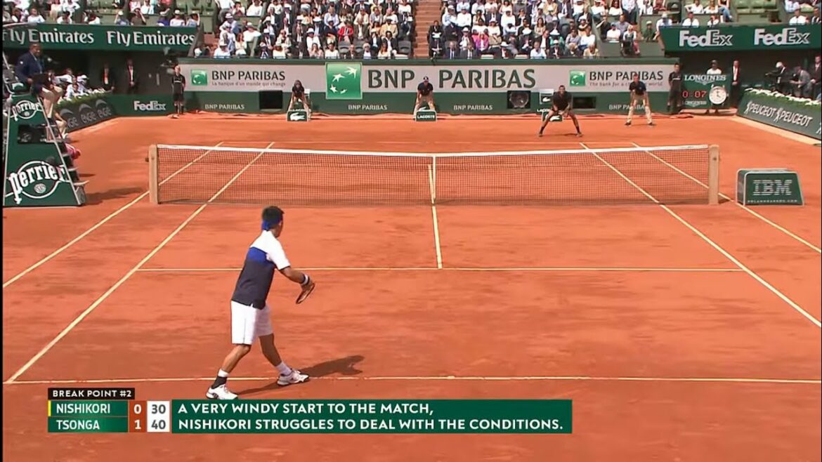 Nishikori (錦織) VS Tsonga Nishikori (錦織) VS Tsonga