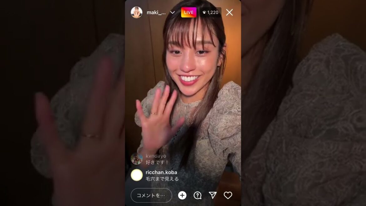 【岡副麻希】インスタライブ