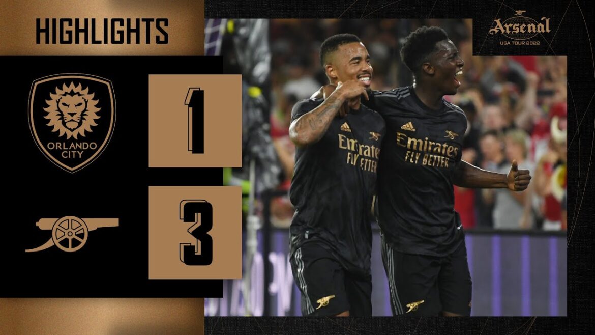 HIGHLIGHTS | Orlando City vs Arsenal (1-3) | Martinelli, Nketiah, Nelson HIGHLIGHTS | Orlando City vs Arsenal (1-3) | Martinelli, Nketiah, Nelson