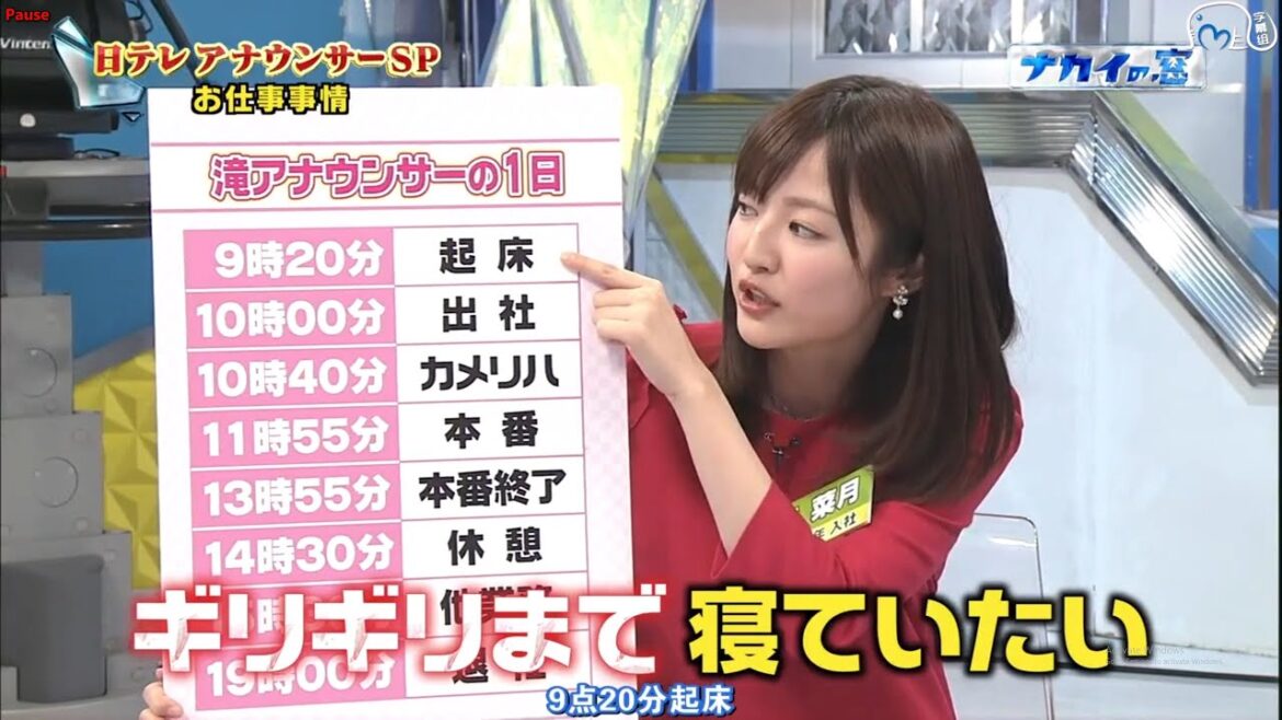 中居正広  郡司アナウンサーの1日 来自新人主播対物主播的投
