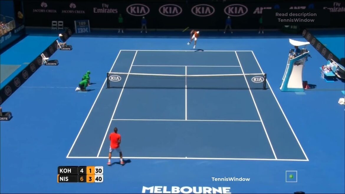 Nishikori (錦織) VS Kohlscreiber (コールシュライバー)
