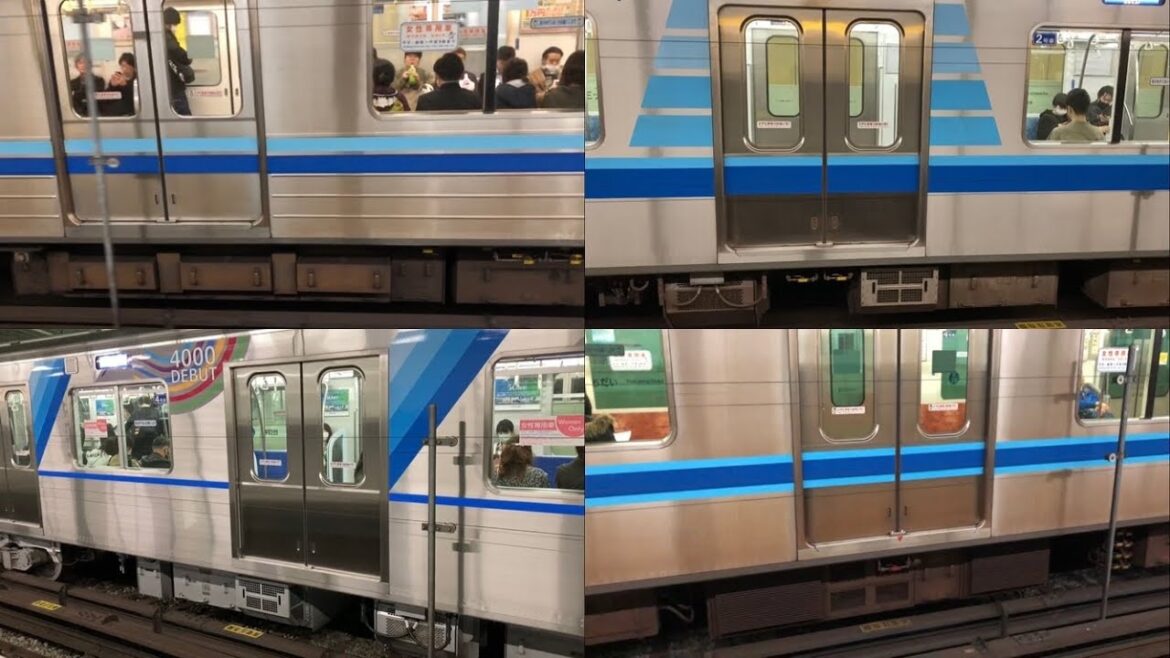 横浜市営地下鉄ブルーラインVVVF加減速集(3000A,3000N,3000R,3000S,3000V,4000形) / Yokohama-city-subway VVVF sound