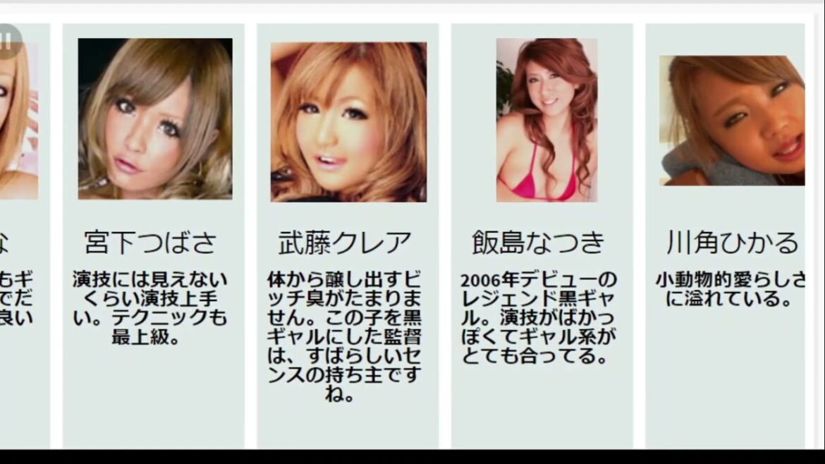 伝説の黒ギャル女優達【セクシー女優】 ＃詳しくはコメント欄へ
