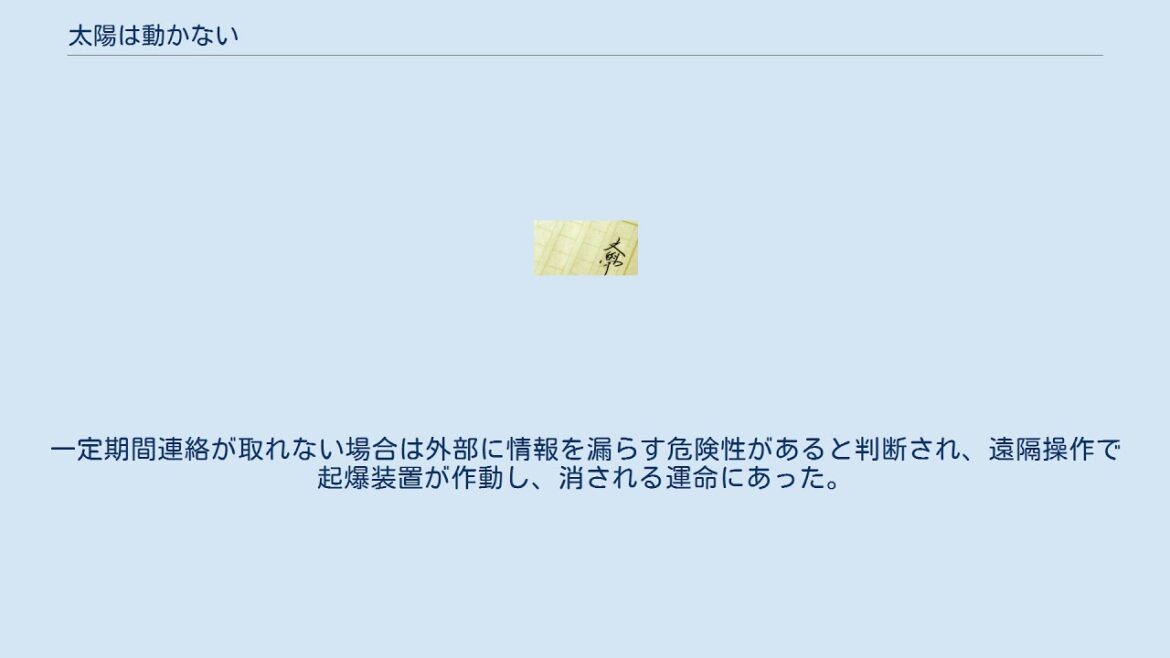 太陽は動かない