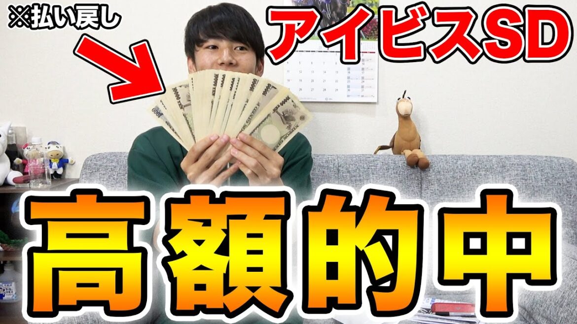 【アイビスSD2022】本命シンシティで馬券的中！払い戻しがやばいことに。。