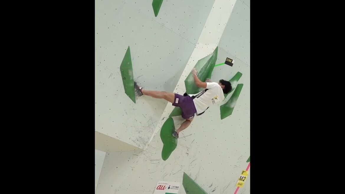 Bouldering Japan Cup 2022 Final M2 Tomoa Narasaki