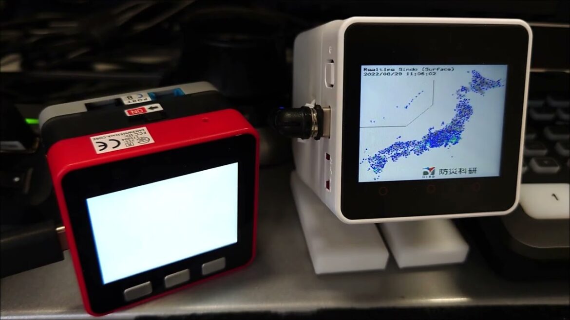 M5Stack FIRE & Core2 での強震モニタにおけるビープ音 / Beeps of seismic intensity monitor on M5Stack FIRE & Core2
