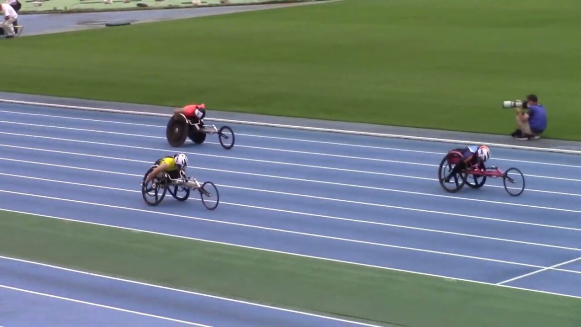 女子車いす 100ｍ 決勝 (-1.1) 村岡 桃佳：第1回 WPA公認 NAGASEカップ パラ陸上競技大会