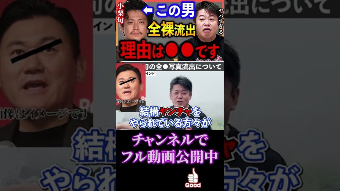 小栗旬の全●写真流出がヤバい…#shorts #ホリエモン #切り抜き #ガーシーch #堀江貴文