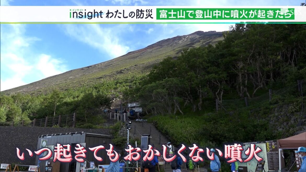 「どこで噴火するか噴火してみないと分からない」富士山登山中に噴火したら？その対処法は？【わたしの防災】