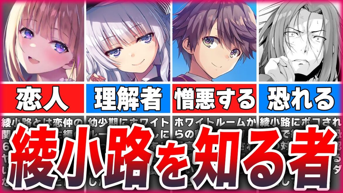 【よう実】綾小路の「実力・正体を知る者」まとめ