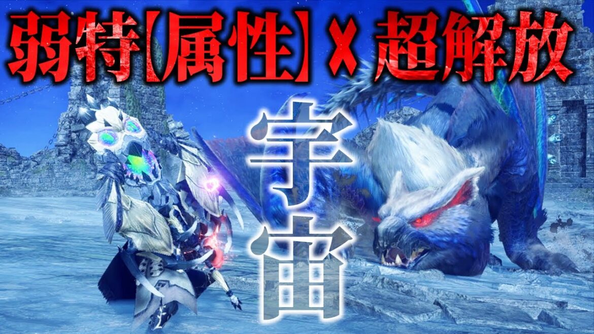 【ナルガ希少種3分台】新スキル・弱点特攻【属性】を採用したチャアク装備を解説【チャージアックス】【ゆっくり】【MHRS】【サンブレイク】【モンハン】
