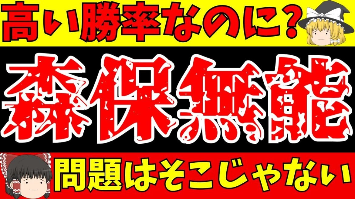 【再アップ】サッカー日本代表森保監督は勝ってるのになぜ叩かれるのか?【ゆっくり解説】