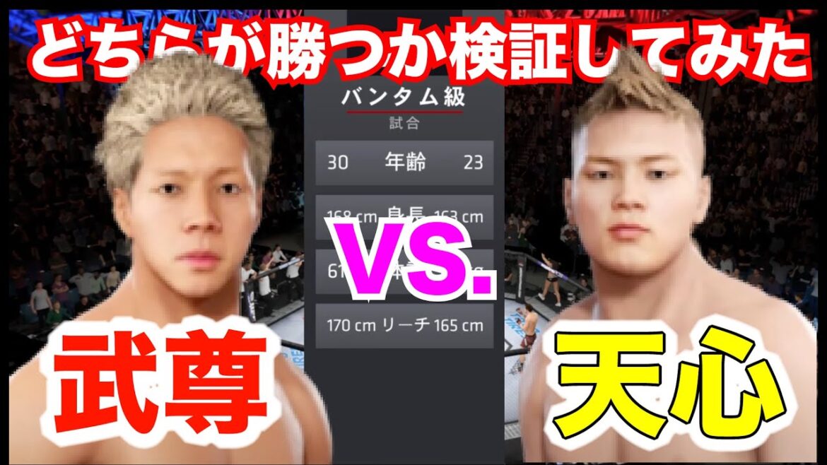 【勝敗予想当たりました】武尊 vs 那須川天心 はどちらが勝利するのか検証してみた