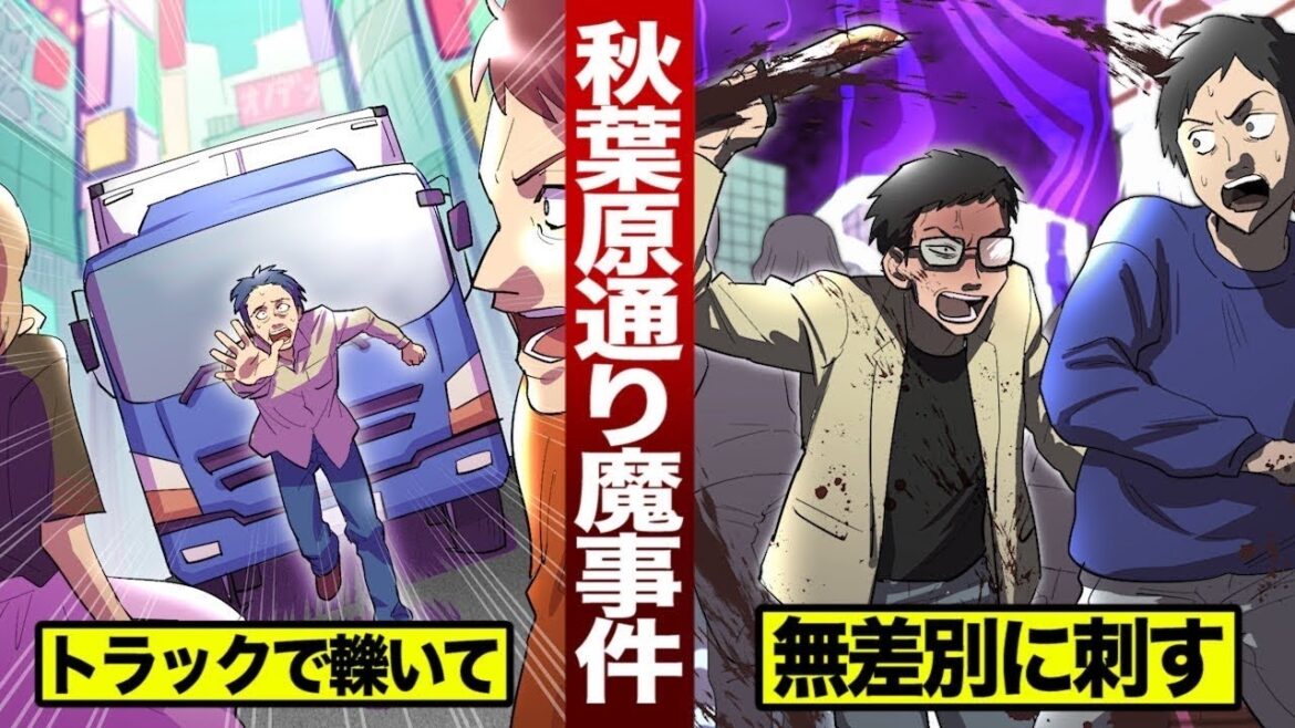 【実話】トラックで５人を跳ね飛ばし...無差別に刺す。秋葉原通り魔事件。