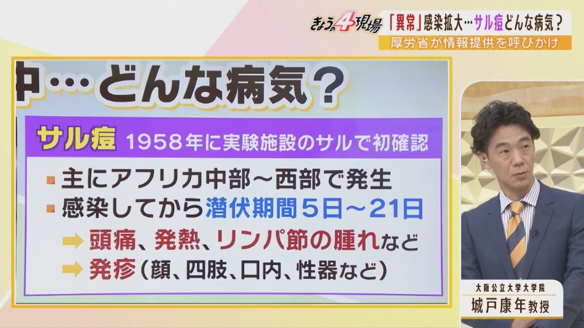 【専門家解説】"全身に発疹が出る"感染症『サル痘』国内では報告ないが...感染力や危険性について感染症学の研究者に聞く（2022年5月24日）