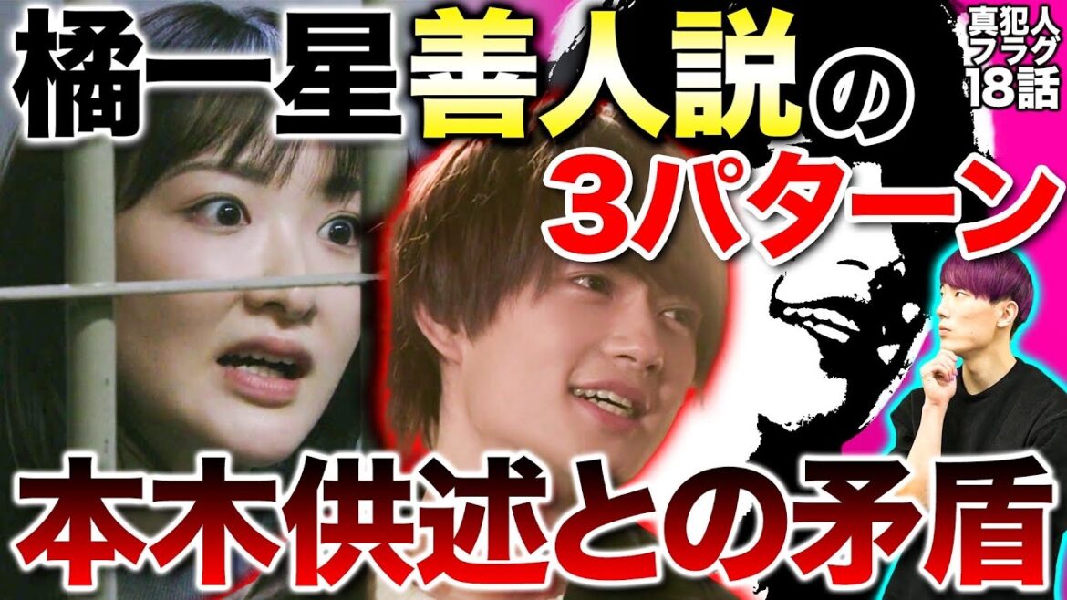 【真犯人フラグ】18話 橘一星は善人？本木供述との矛盾。真帆から二宮瑞穂に近づいた？河村死亡フラグ…【西島秀俊 芳根京子 宮沢りえ 生駒里奈 香里奈 佐野勇斗 上島竜兵 田中哲司】