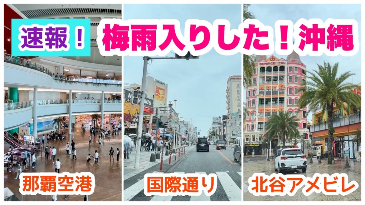 【速報】梅雨入りした！沖縄の観光地をレポート