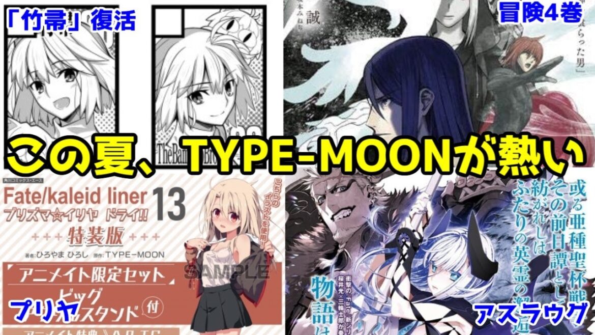 【雑談】伝説のサークル「竹箒」がコミケC100に参加する話について【今年の夏はTYPE MOONが熱い】【肉声】