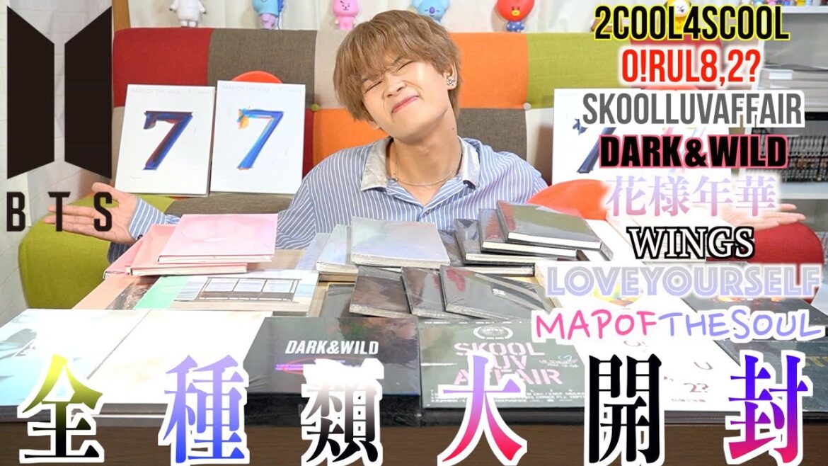 【BTS】BTSのアルバム全種類・全形態買ってみた!!!