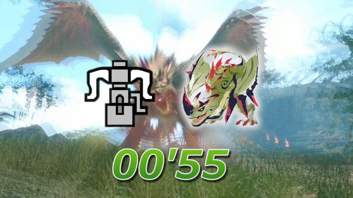 【MHR:S PC】エスピナス ヘビィボウガン ソロ 55秒
