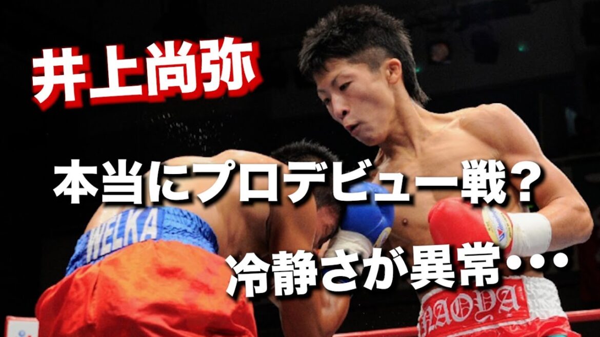 井上尚弥がプロデビュー戦から既に並外れていた事がよく分かる動画