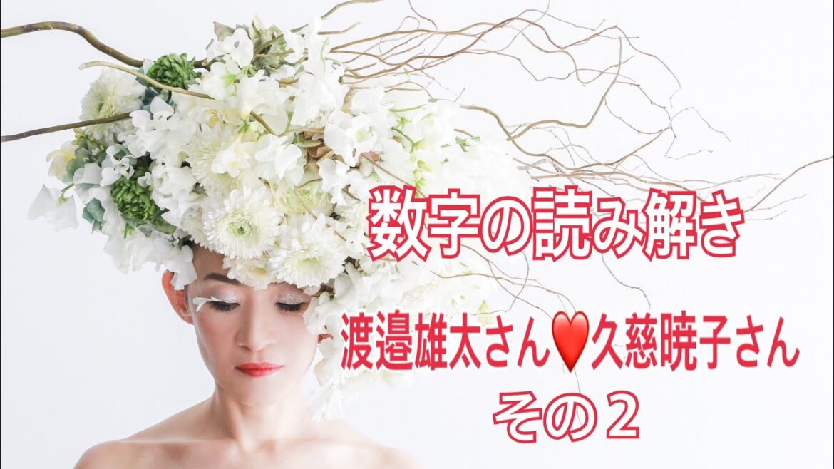 数字の読み解き（渡邊雄太さん❤️久慈暁子さん）その２