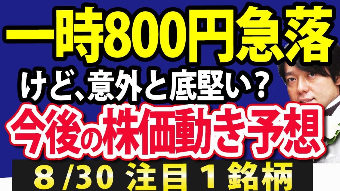 日経平均一時800急落、けど意外と底堅い？これからの株価の動き予測