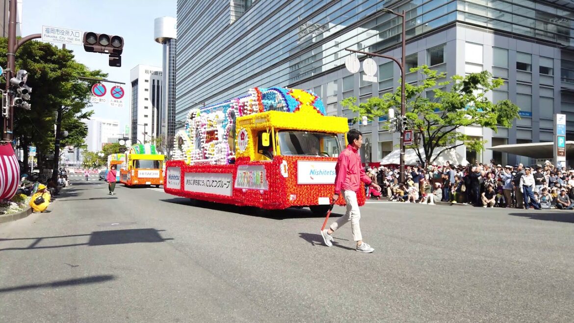 第５８回 福岡市民の祭り 博多どんたく　港まつり　令和元年5月4日どんたくパレードの様子です