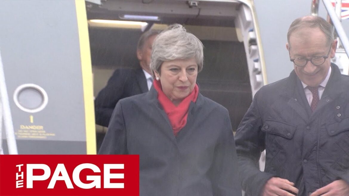 英国のメイ首相、G20大阪サミット出席のため来日（2019年6月27日）