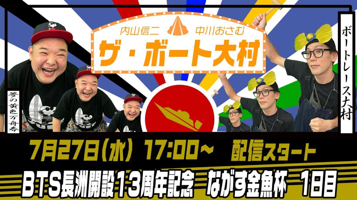 ザ・ボート大村ー内山信二と中川おさむの生配信ー