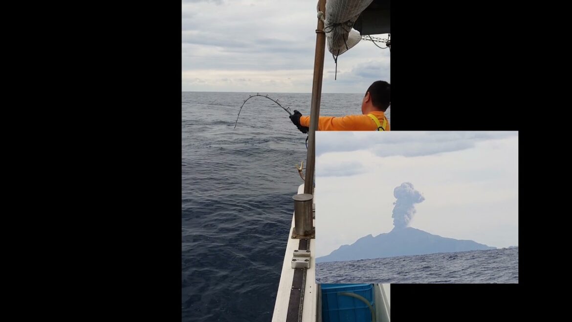 トカラ列島群発地震の原因？大物釣り！泳がせでカンナギ？モロコ？カンパチか？はたまたサメか？浮上したのは30キロの…