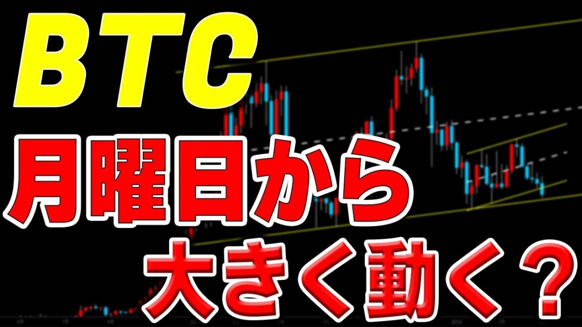 【仮想通貨ビットコイン】明日から大きく動いてくる？日足のボリンジャーバンドがスクイーズ