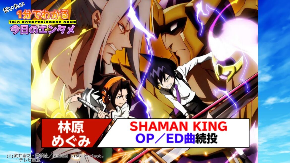 アニメ「SHAMAN KING」OP／ED曲は林原めぐみに決定！「言霊は凄い」【#1分エンタ】