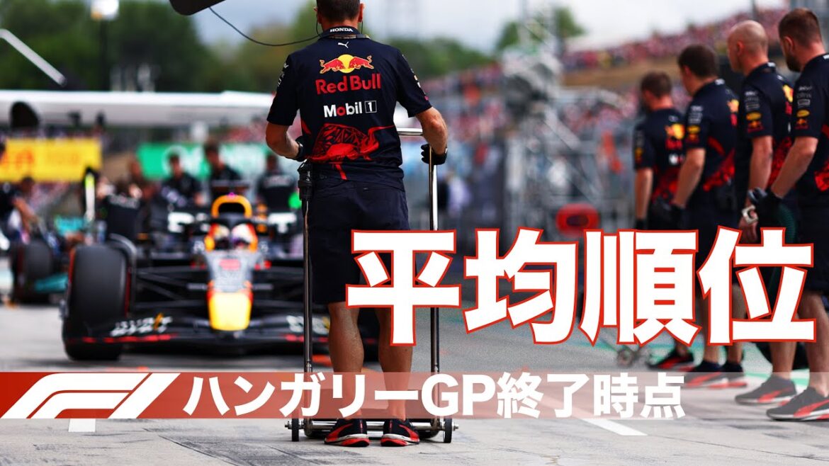 【平均順位】2022F1ハンガリーグランプリ終了時点！角田裕毅は何位？？