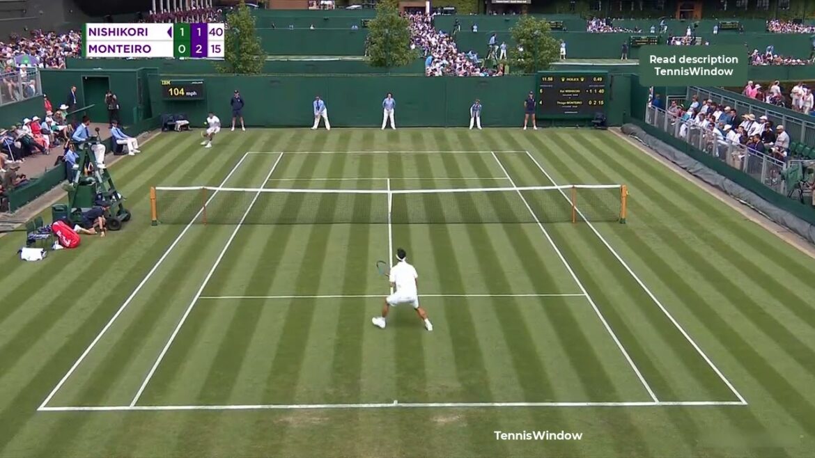 Nishikori (錦織) VS Monteiro (モンテイロ)